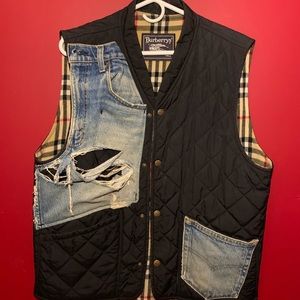 Custom authentic Burberry vest.